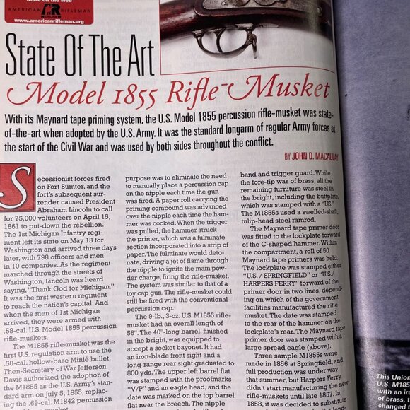 American Rifleman NRA Magazine August 2011 Vol 159 No 8 u National Rifle Associa - Picture 12 of 12